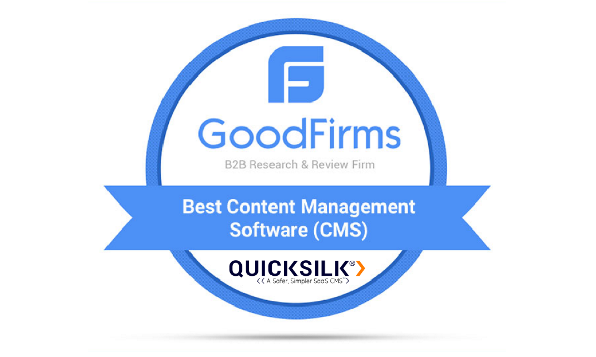 QuickSilk Named Top 10 Content Management System